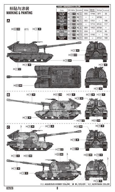 Сборная модель 2S19-M2 Self-propelled Howitzer в масштабе 1:72 Hobby Boss Сборная модель 2S19-M2 Self-propelled Howitzer Hobby Boss