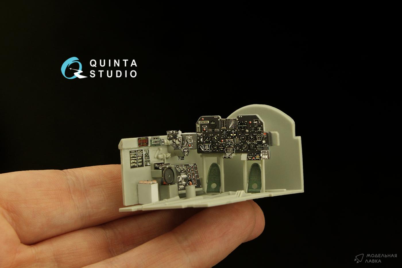 3D Декаль интерьера кабины P-47D Thunderbolt Bubbletop Early (Trumpeter) Quinta Studio 3D Декаль интерьера кабины P-47D Thunderbolt Bubbletop Early (Trumpeter) Quinta Studio