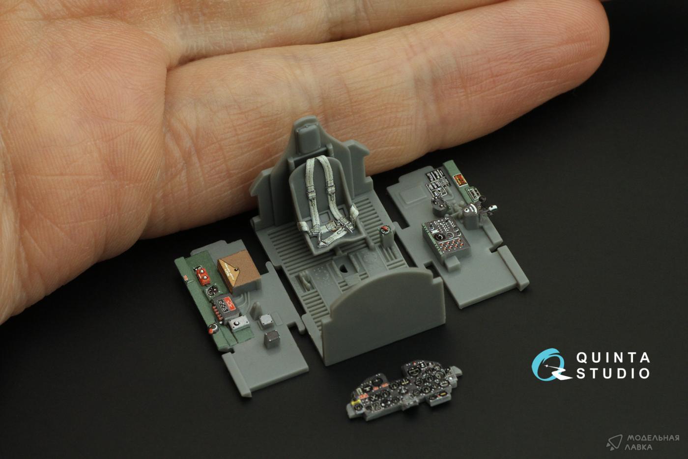 3D Декаль интерьера кабины P-47D Thunderbolt Razorback (Tamiya) Quinta Studio 3D Декаль интерьера кабины P-47D Thunderbolt Razorback (Tamiya) Quinta Studio