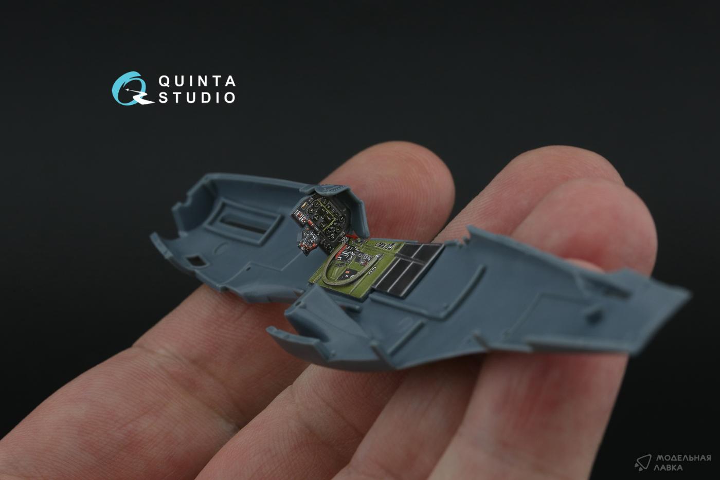3D Декаль интерьера кабины P-51D Mustang Late (Eduard) Quinta Studio 3D Декаль интерьера кабины P-51D Mustang Late (Eduard) Quinta Studio