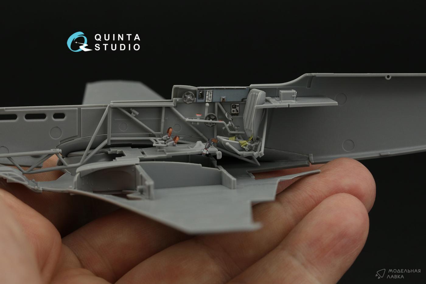 3D Декаль интерьера кабины Як-9Т (Звезда) Quinta Studio 3D Декаль интерьера кабины Як-9Т (Звезда) Quinta Studio