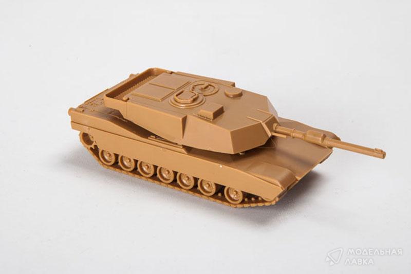 Сборная модель американский основной боевой танк "Абрамс" А1М1 в масштабе 1:100 Звезда Сборная модель американский основной боевой танк "Абрамс" А1М1 Звезда