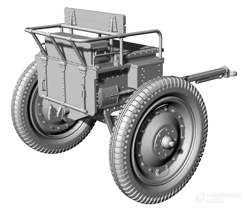 Сборная модель артиллерийский передок образца 1938 года в масштабе 1:72 Lancer Сборная модель артиллерийский передок образца 1938 года Lancer