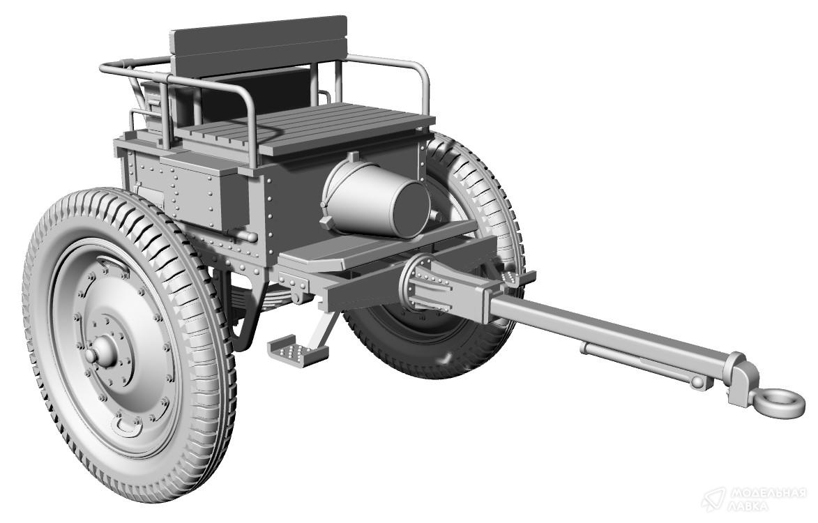 Сборная модель артиллерийский передок образца 1938 года в масштабе 1:72 Lancer Сборная модель артиллерийский передок образца 1938 года Lancer