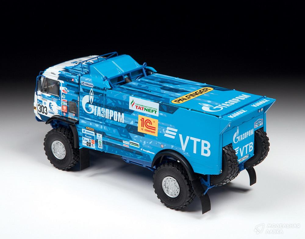 Сборная модель автомобиль KAMAZ-43509 «KAMAZ-Master» в масштабе 1:43 Звезда Сборная модель автомобиль KAMAZ-43509 «KAMAZ-Master» Звезда