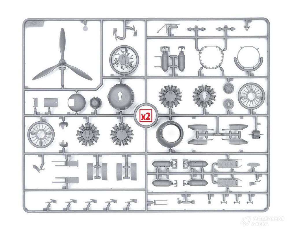 Сборная модель B-26B-50 Invader в масштабе 1:48 ICM Сборная модель B-26B-50 Invader ICM