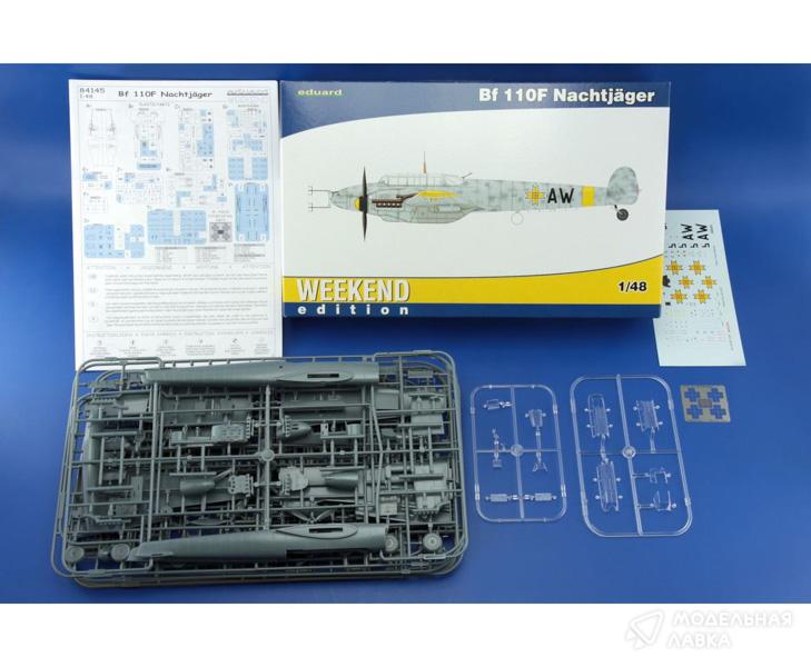 Сборная модель Bf-110F Nachtjager в масштабе 1:48 Eduard Сборная модель Bf-110F Nachtjager Eduard