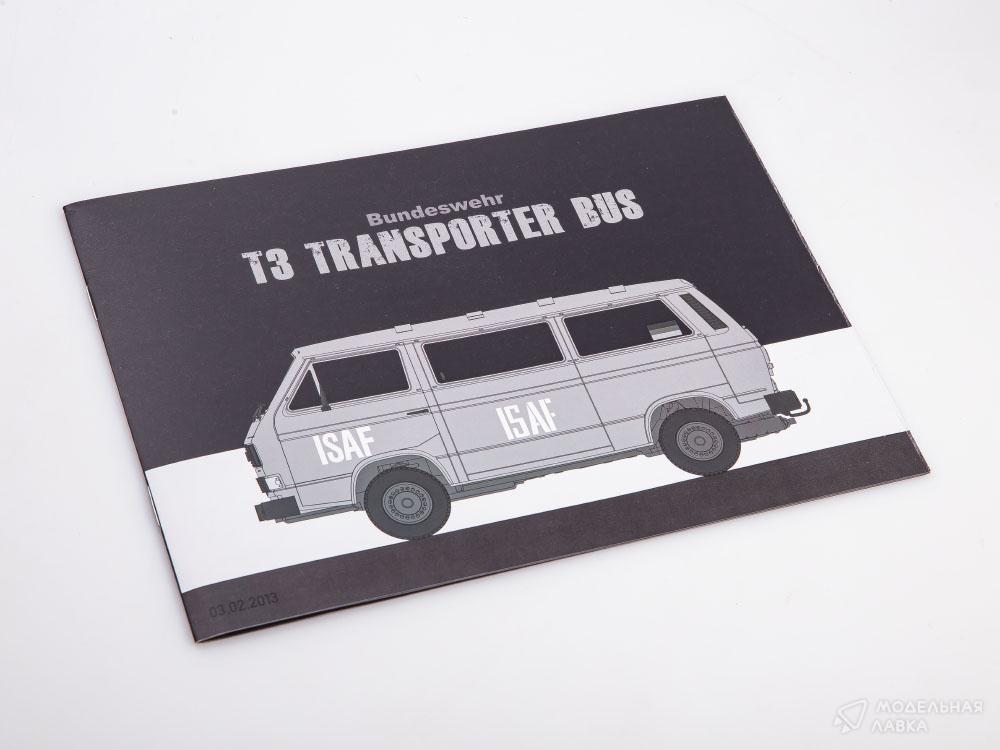 Сборная модель Bundeswehr T3 Transporter Bus в масштабе 1:35 TAKOM Сборная модель Bundeswehr T3 Transporter Bus TAKOM