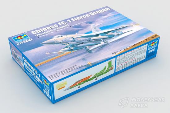 Сборная модель Chinese FC-1 Fierce Dragon (Pakistani JF-17 Thunder) в масштабе 1:72 Trumpeter Сборная модель Chinese FC-1 Fierce Dragon (Pakistani JF-17 Thunder) Trumpeter