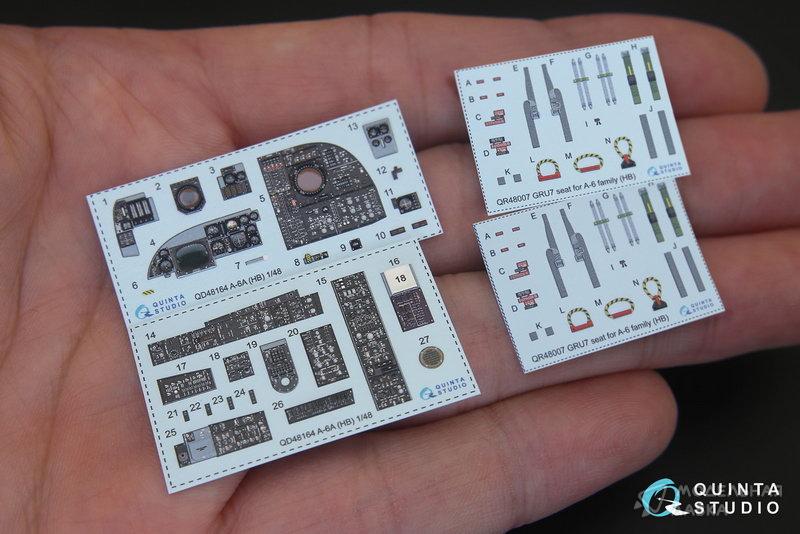 Декаль интерьера кабины A-6A Intruder (для модели HobbyBoss) Quinta Studio Декаль интерьера кабины A-6A Intruder (для модели HobbyBoss) Quinta Studio