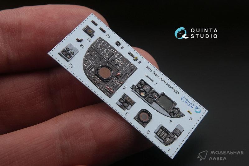 Декаль интерьера кабины A-6A Intruder (для модели HobbyBoss) Quinta Studio Декаль интерьера кабины A-6A Intruder (для модели HobbyBoss) Quinta Studio