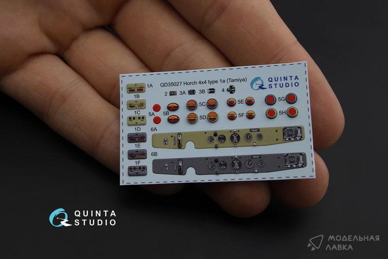 Декаль интерьера кабины для Horch 4X4 Quinta Studio Декаль интерьера кабины для Horch 4X4 Quinta Studio