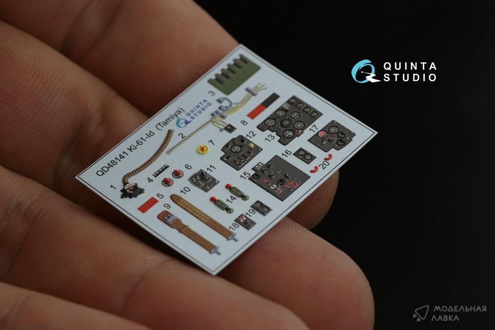 Декаль интерьера кабины Ki-61-Id (Tamiya) Quinta Studio Декаль интерьера кабины Ki-61-Id (Tamiya) Quinta Studio