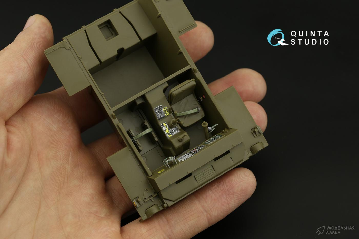 Декаль интерьера кабины семейство Gama Goat (Tamiya) Quinta Studio Декаль интерьера кабины семейство Gama Goat (Tamiya) Quinta Studio
