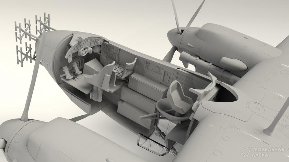 Сборная модель Do 217N-1 в масштабе 1:48 ICM Сборная модель Do 217N-1 ICM