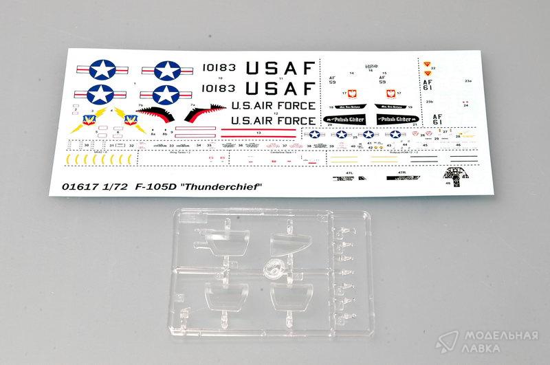 Сборная модель F-105D Thunderchief в масштабе 1:72 Trumpeter Сборная модель F-105D Thunderchief Trumpeter