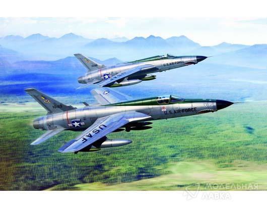 Сборная модель F-105D Thunderchief в масштабе 1:72 Trumpeter Сборная модель F-105D Thunderchief Trumpeter