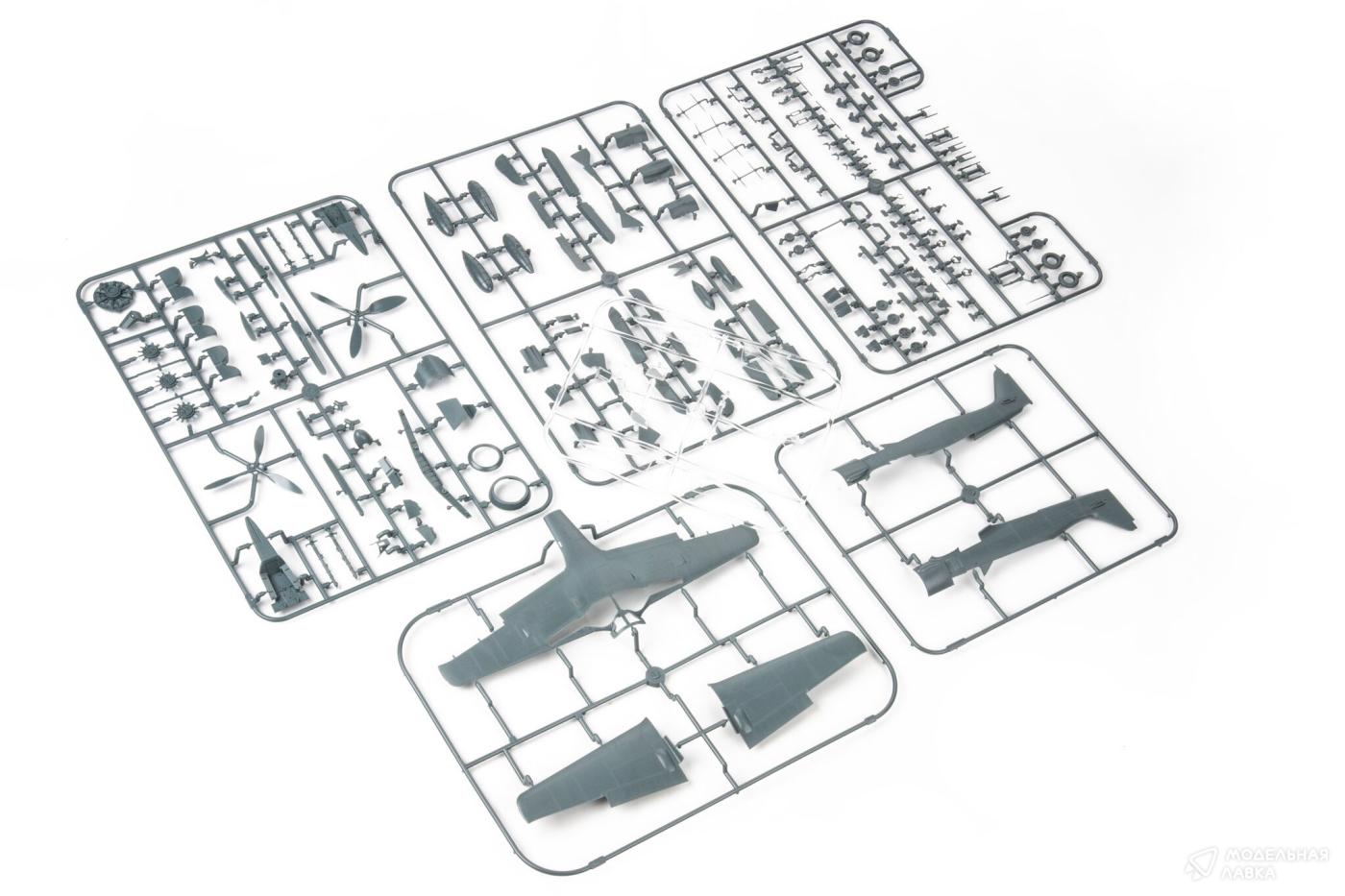 Сборная модель Fw 190A-4 w/ engine flaps & two wing guns в масштабе 1:48 Eduard Сборная модель Fw 190A-4 w/ engine flaps & two wing guns Eduard