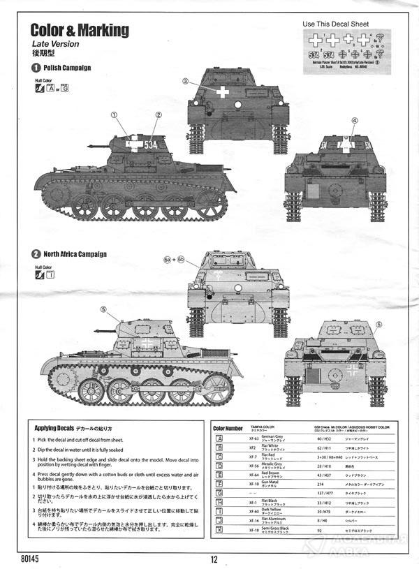 Сборная модель German Panzer 1 Ausf A Sd.Kfz.101 (Early/Late Version) в масштабе 1:35 Hobby Boss Сборная модель German Panzer 1 Ausf A Sd.Kfz.101 (Early/Late Version) Hobby Boss
