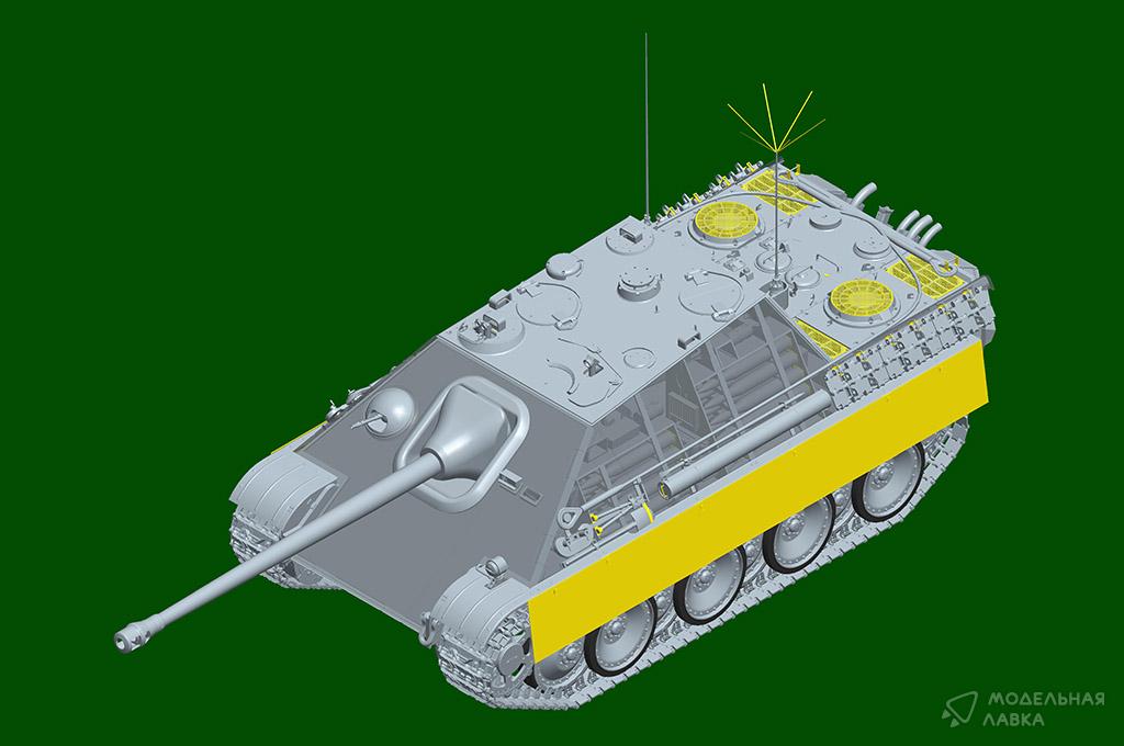 Сборная модель German Sd.Kfz 173 Jagdpanther Early Version в масштабе 1:16 Trumpeter Сборная модель German Sd.Kfz 173 Jagdpanther Early Version Trumpeter