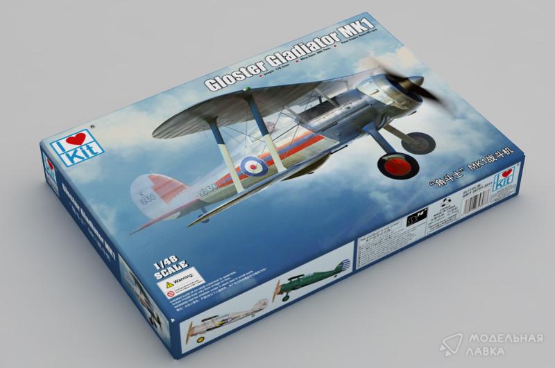 Сборная модель Gloster Gladiator Mk.I в масштабе 1:48 I Love Kit Сборная модель Gloster Gladiator Mk.I I Love Kit