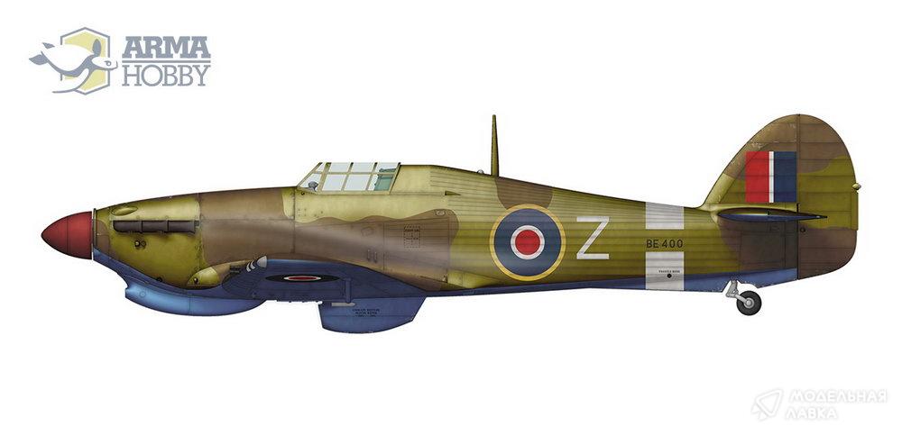 Сборная модель Hawker Hurricane Mk.IIb Trop с в масштабе 1:72 Arma Hobby Сборная модель Hawker Hurricane Mk.IIb Trop с Arma Hobby