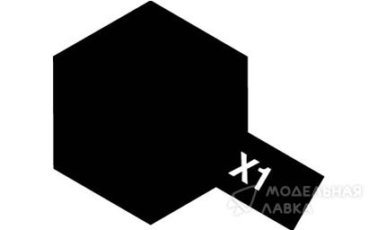 Краска глянцевая эмалевая (Черная), X-1 Tamiya Краска глянцевая эмалевая (Черная), X-1 Tamiya