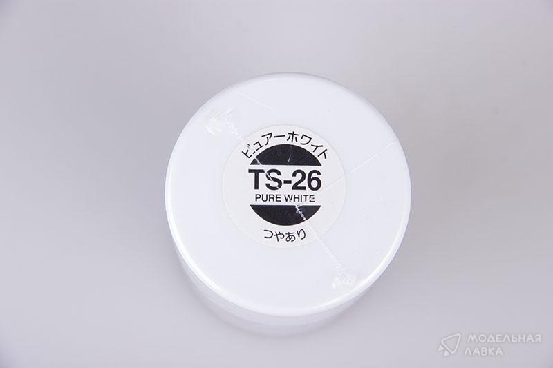 Краска-спрей (Pure white) TS-26 Tamiya Краска-спрей (Pure white) TS-26 Tamiya