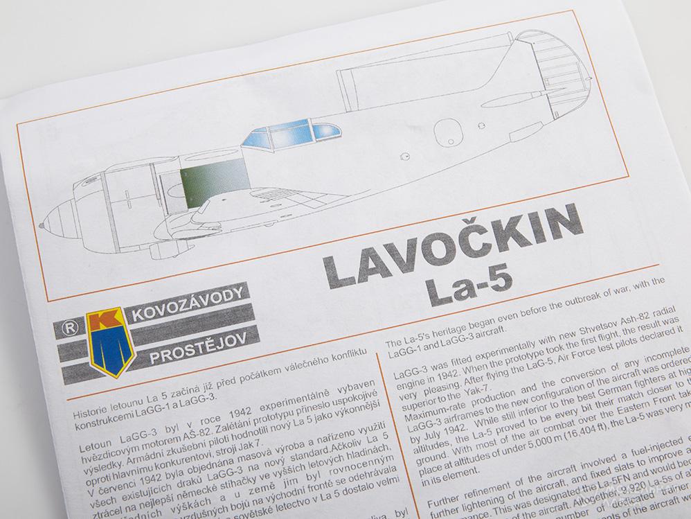 Сборная модель Lavockin La-5 “Valerij Ckalov” в масштабе 1:72 Kovozavody Prostejov Сборная модель Lavockin La-5 “Valerij Ckalov” Kovozavody Prostejov