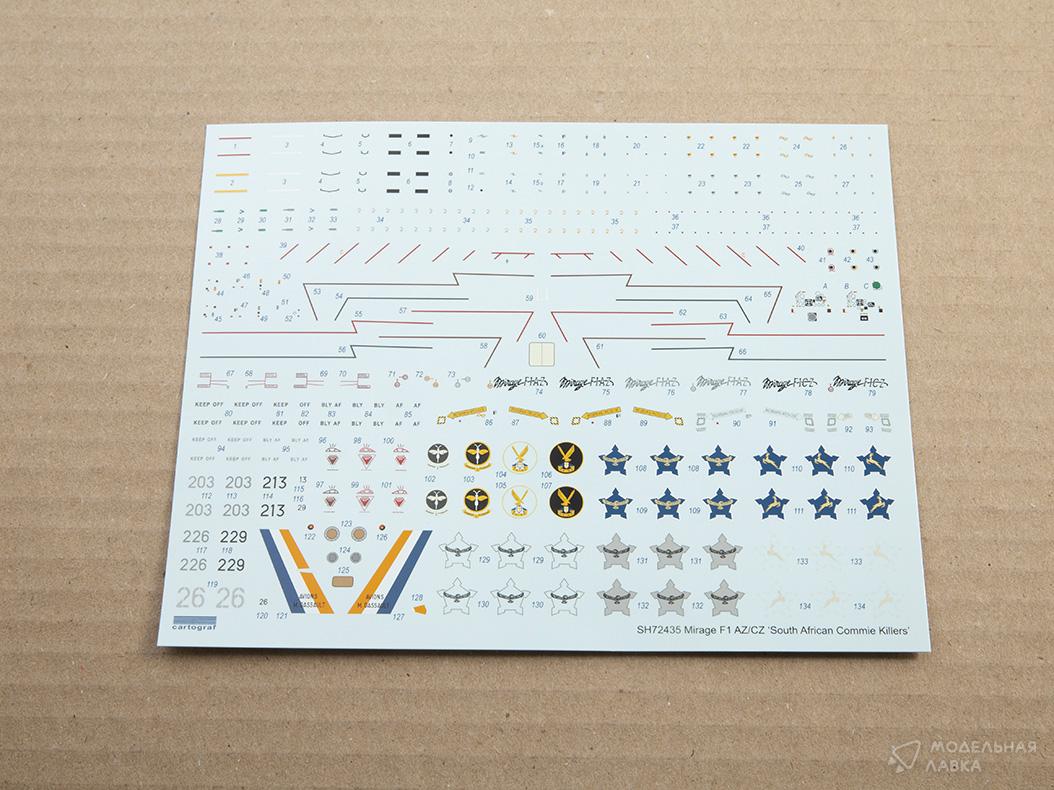 Сборная модель Mirage F.1AZ/CZ ‘The South African Commie Killers’ в масштабе 1:72 Special Hobby Сборная модель Mirage F.1AZ/CZ ‘The South African Commie Killers’ Special Hobby