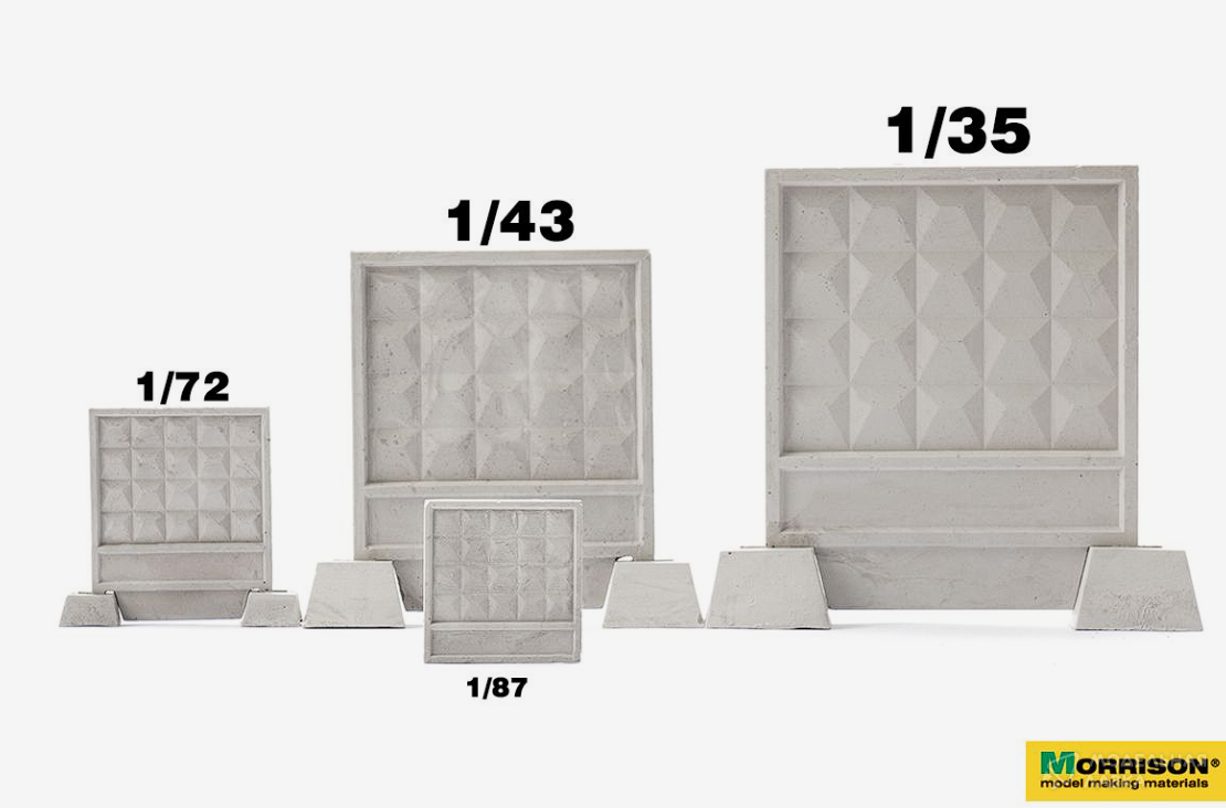 Молд для литья заборов ПО-2 для макетов М1/87 Morrison
