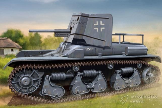 Сборная модель немецкая САУ 3.7cm Pak 35/36 auf Pz.Kpfw 35R(f) в масштабе 1:35 Hobby Boss Сборная модель немецкая САУ 3.7cm Pak 35/36 auf Pz.Kpfw 35R(f) Hobby Boss