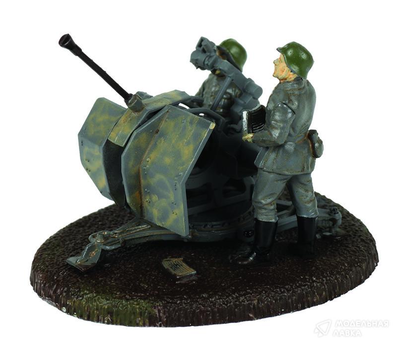 Немецкое 20-мм зенитное орудие Flak-38 с расчётом Звезда Немецкое 20-мм зенитное орудие Flak-38 с расчётом Звезда