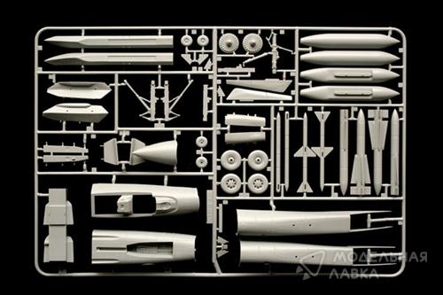 Сборная модель палубный истребитель F-14A Tomcat в масштабе 1:48 Italeri Сборная модель палубный истребитель F-14A Tomcat Italeri