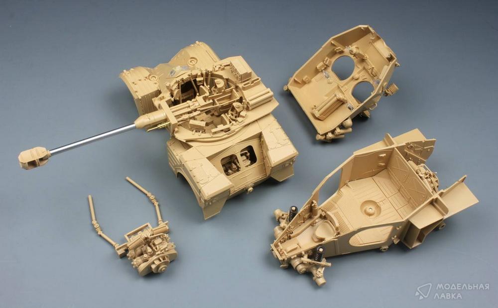 Сборная модель Panhard AML-90 Light Armoured Car в масштабе 1:35 TIGER MODEL Сборная модель Panhard AML-90 Light Armoured Car TIGER MODEL