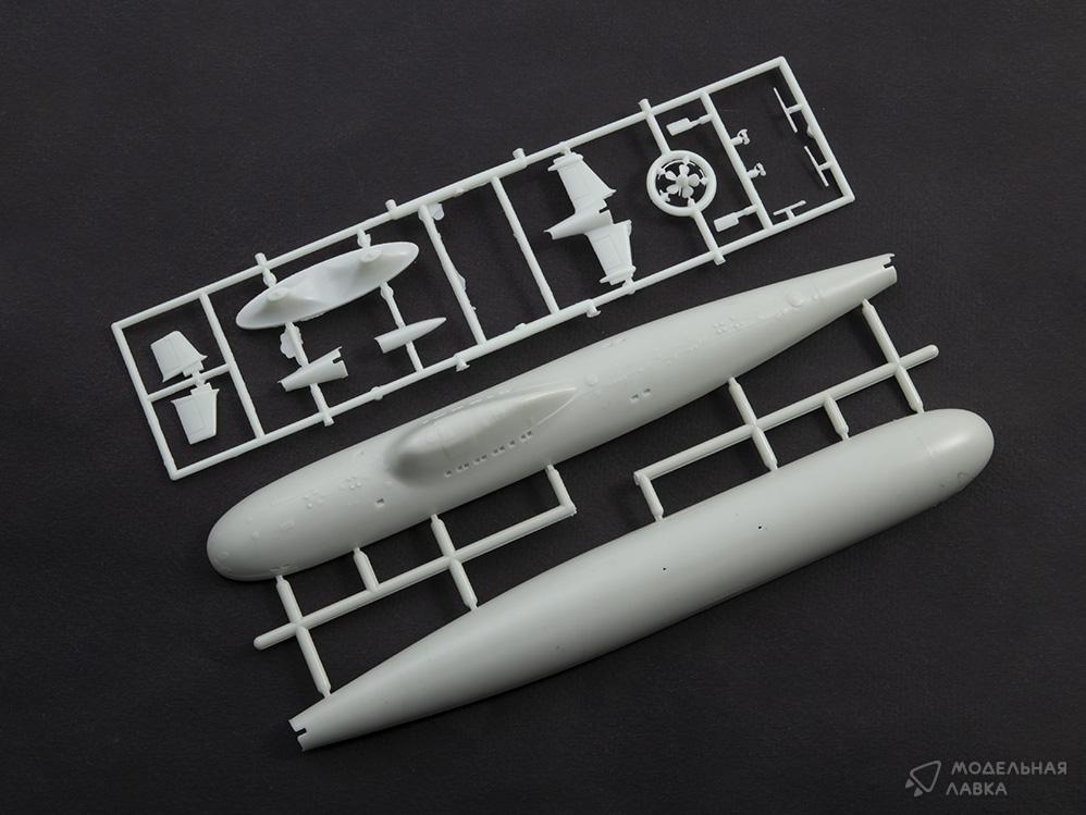 Сборная модель подводная лодка Проект 705 "Альфа" в масштабе 1:400 Восточный Экспресс Сборная модель подводная лодка Проект 705 "Альфа" Восточный Экспресс