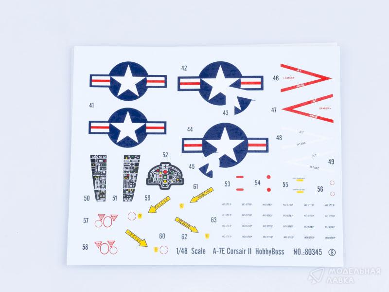 Сборная модель самолет A-7E Сorsair II в масштабе 1:48 Hobby Boss Сборная модель самолет A-7E Сorsair II Hobby Boss