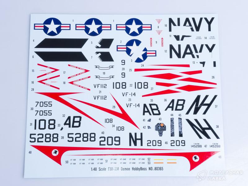 Сборная модель самолет F3H-2M Demon в масштабе 1:48 Hobby Boss Сборная модель самолет F3H-2M Demon Hobby Boss