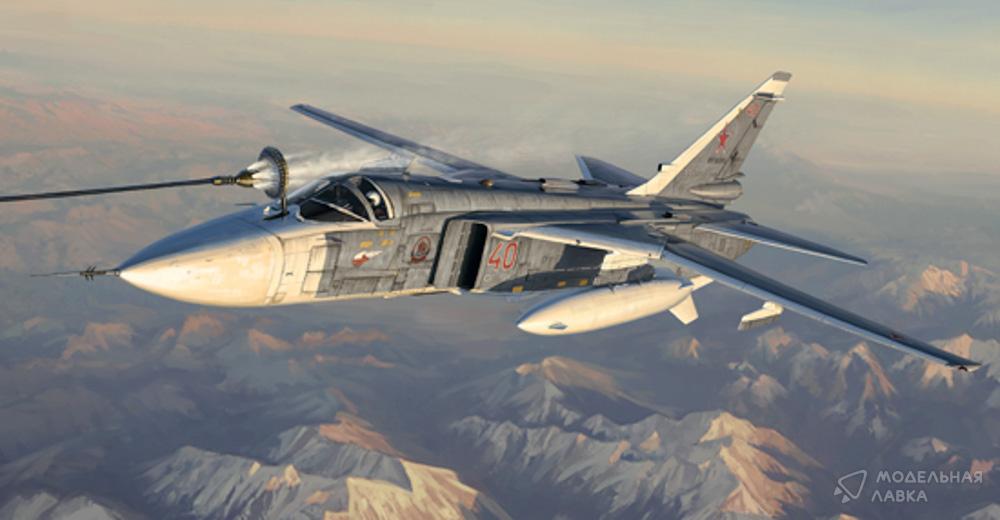 Сборная модель самолет Су-24М Fencer D в масштабе 1:72 Trumpeter Сборная модель самолет Су-24М Fencer D Trumpeter