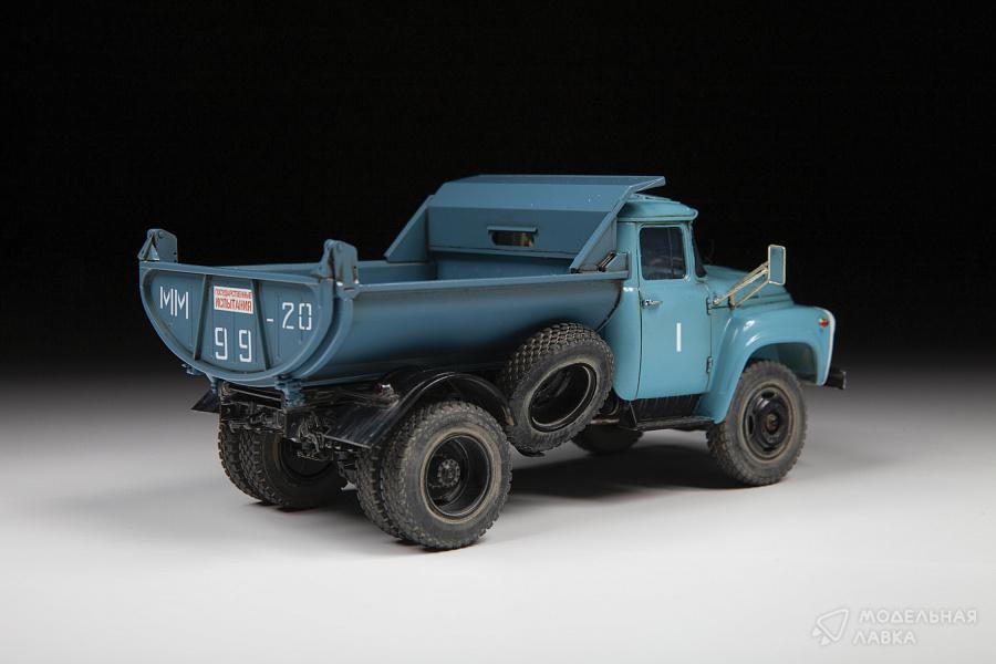 Сборная модель самосвал ММЗ-555 ЗИЛ-130 в масштабе 1:43 Звезда Сборная модель самосвал ММЗ-555 ЗИЛ-130 Звезда