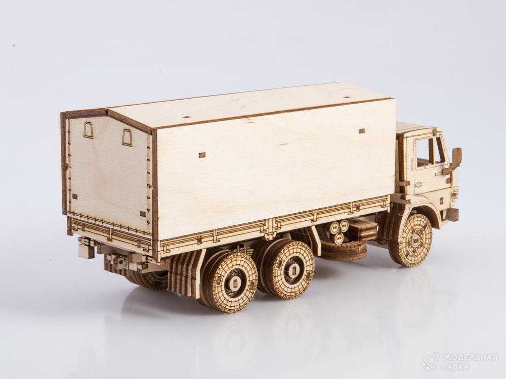 Сборная модель КАМАЗ-5320 бортовой с тентом Baumi Сборная модель КАМАЗ-5320 бортовой с тентом Baumi