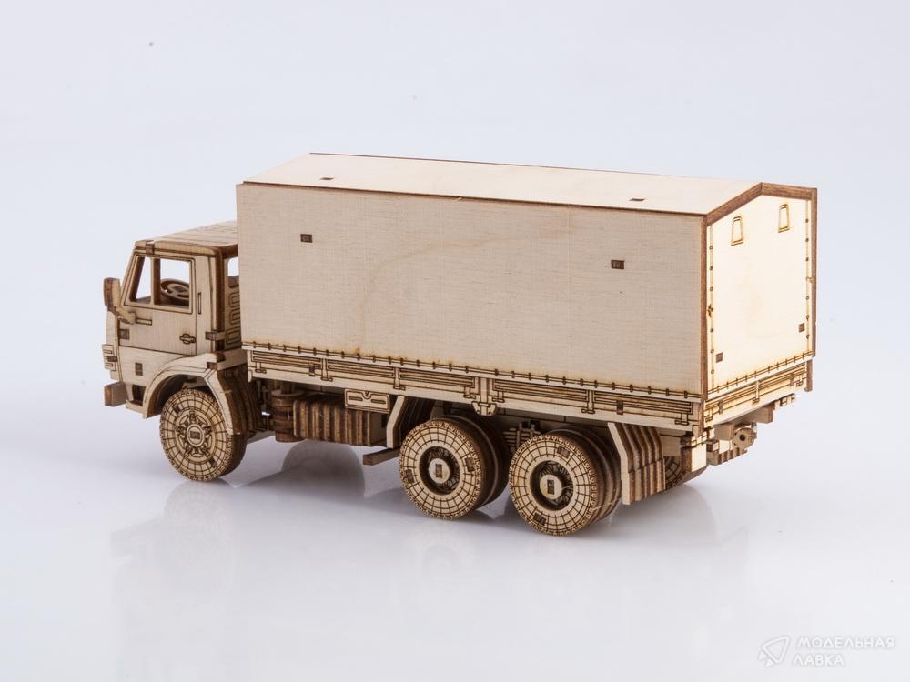 Сборная модель КАМАЗ-5320 бортовой с тентом Baumi Сборная модель КАМАЗ-5320 бортовой с тентом Baumi