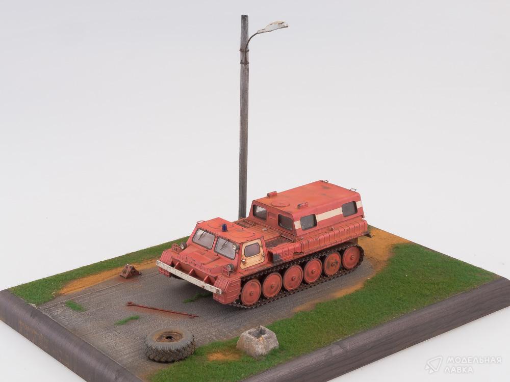 Сборная модель пожарный вездеход ВПЛ-149 (ГТ-СМ) в масштабе 1:43 AVD Models Сборная модель пожарный вездеход ВПЛ-149 (ГТ-СМ) AVD Models