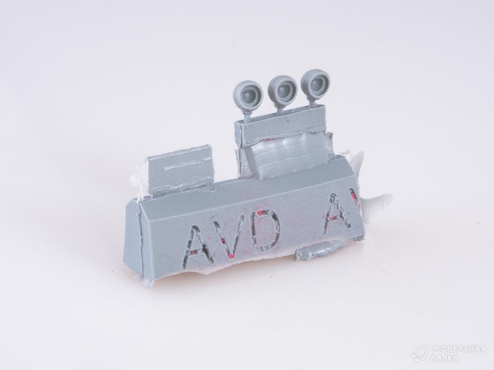 Сборная модель тротуарный виброкаток Д-455 в масштабе 1:43 AVD Models Сборная модель тротуарный виброкаток Д-455 AVD Models
