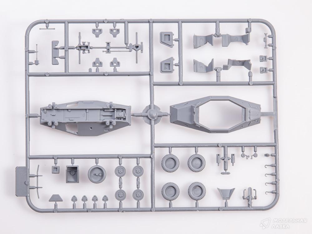 Сборная модель Sd.Kfz.222 Немецкий легкий бронетранспортер в масштабе 1:72 ICM Сборная модель Sd.Kfz.222 Немецкий легкий бронетранспортер ICM