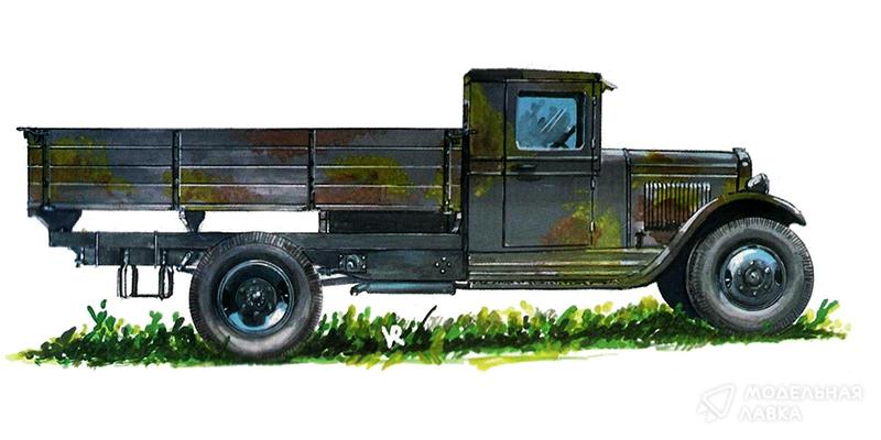 Сборная модель советский грузовой автомобиль ЗиС-5 в масштабе 1:35 ARK Models Сборная модель советский грузовой автомобиль ЗиС-5 ARK Models