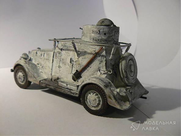 Сборная модель советский лёгкий бронеавтомобиль БА-20 в масштабе 1:35 ARK Models Сборная модель советский лёгкий бронеавтомобиль БА-20 ARK Models