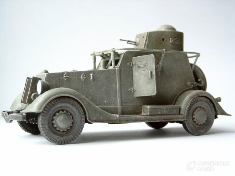 Сборная модель советский лёгкий бронеавтомобиль БА-20 в масштабе 1:35 ARK Models Сборная модель советский лёгкий бронеавтомобиль БА-20 ARK Models