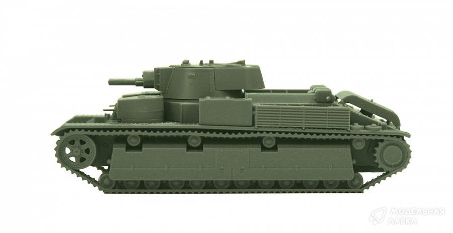 Сборная модель советский средний танк Т-28 в масштабе 1:100 Звезда Сборная модель советский средний танк Т-28 Звезда