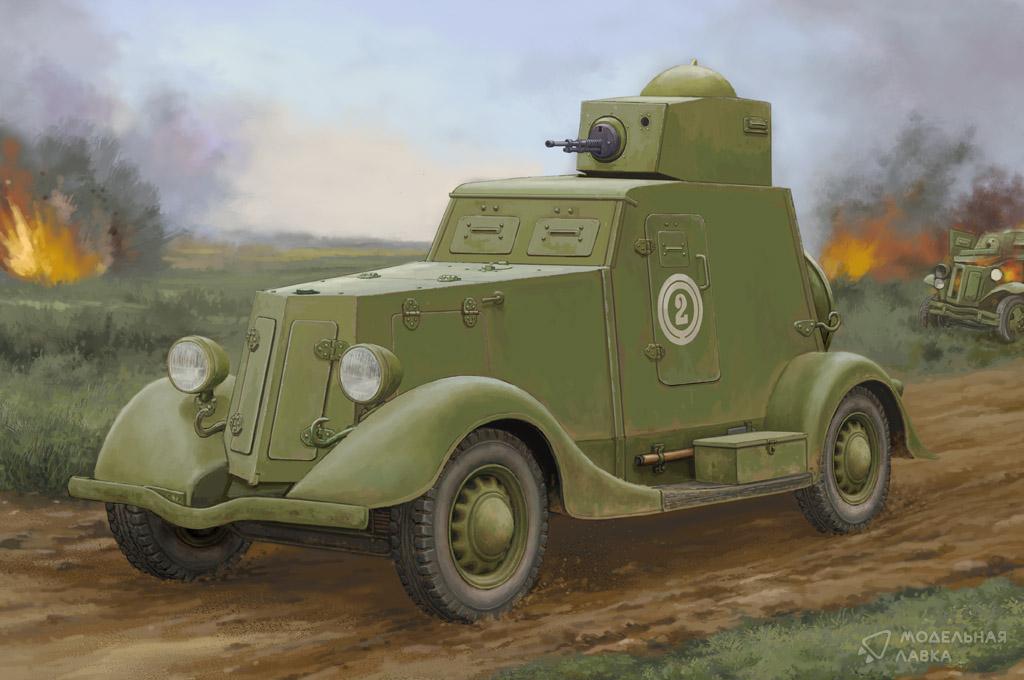 Сборная модель Soviet BA-20 Armored Car Mod.1939 в масштабе 1:35 Hobby Boss Сборная модель Soviet BA-20 Armored Car Mod.1939 Hobby Boss